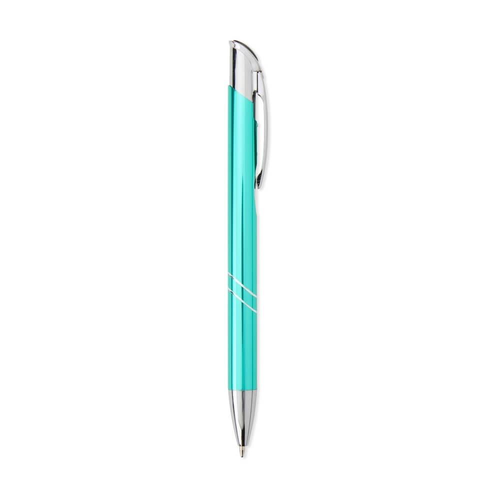 Caneta Metal CA1543 na cor Verde água, brinde personalizado Sky Brindes