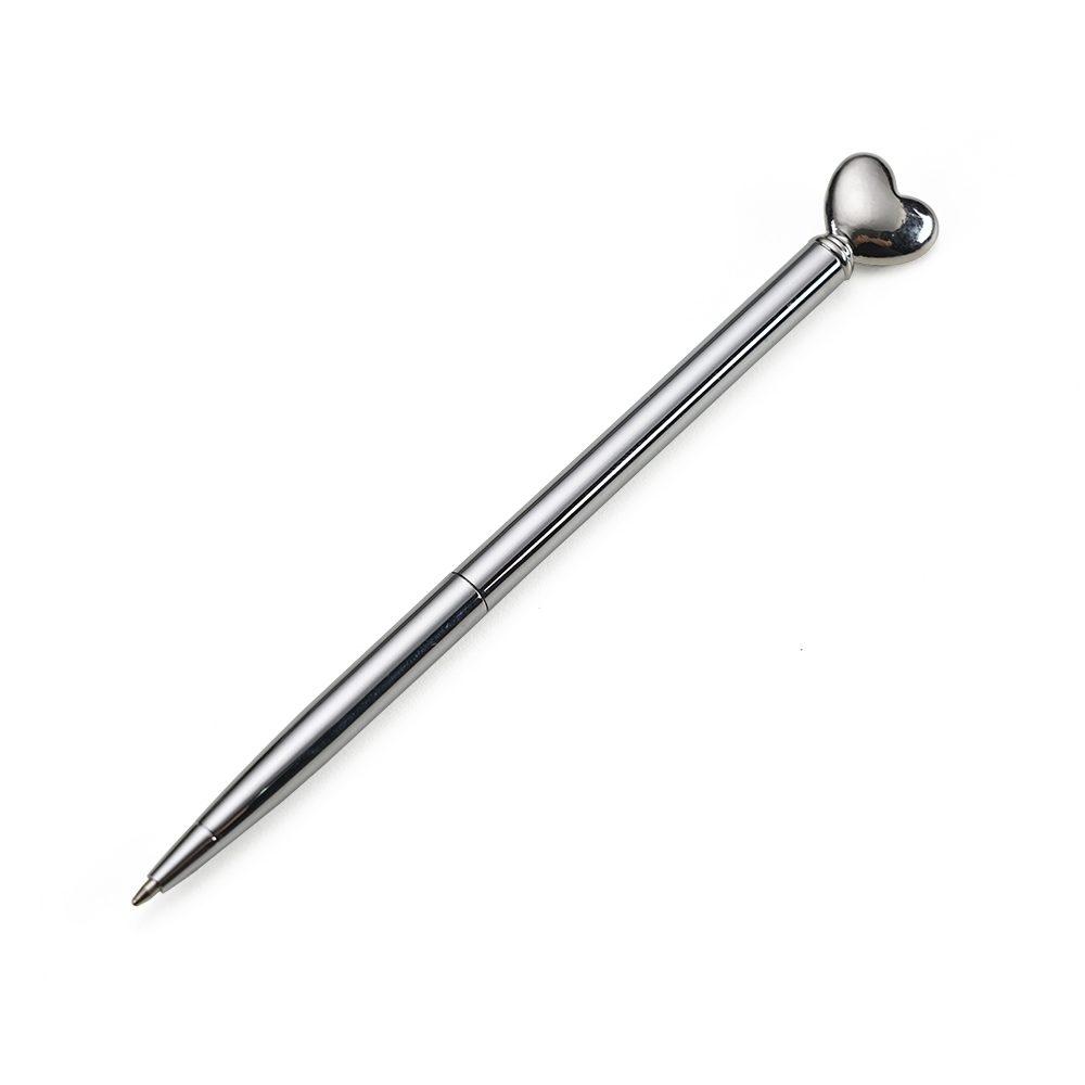 Caneta Metal Coração CA1546 na cor Cobre, brinde personalizado Sky Brindes