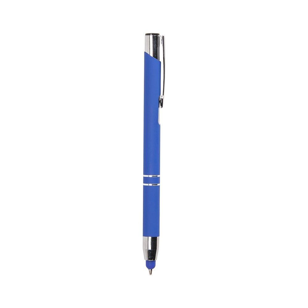 Caneta Metal Touch CA1550 na cor Azul, brinde personalizado Sky Brindes