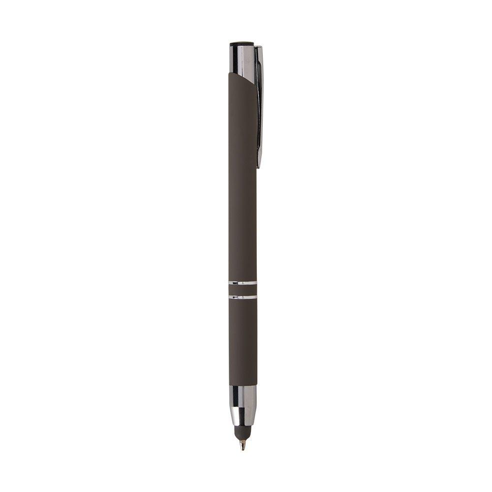 Caneta Metal Touch CA1550 na cor Preto, brinde personalizado Sky Brindes