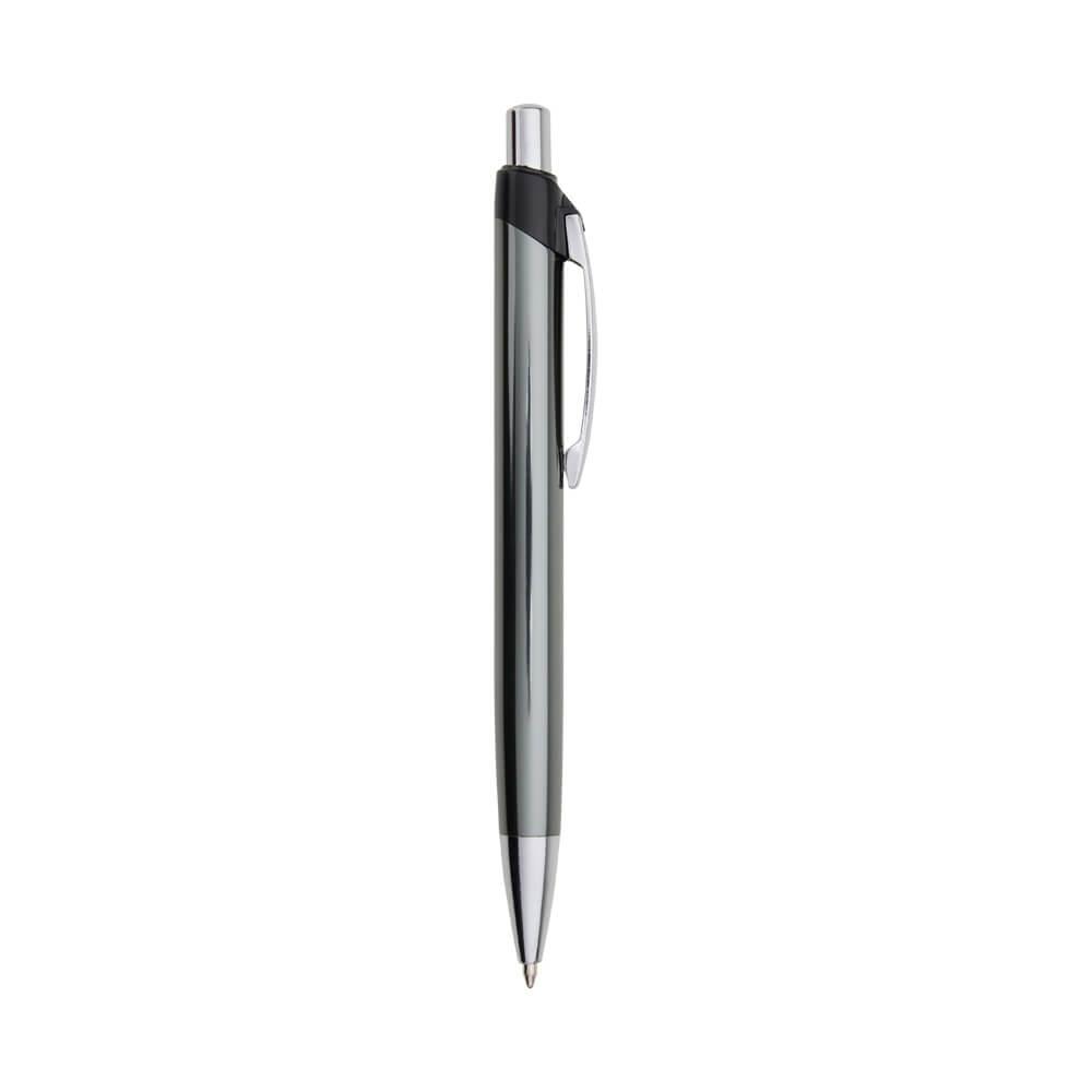 Caneta Metal CA1552 na cor Chumbo, brinde personalizado Sky Brindes