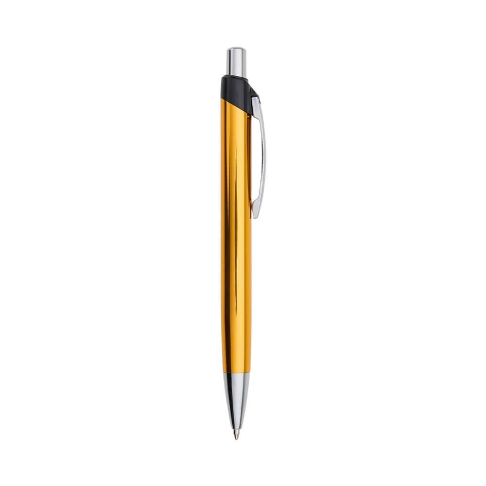Caneta Metal CA1552 na cor Dourado, brinde personalizado Sky Brindes