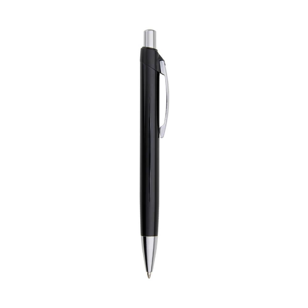 Caneta Metal CA1552 na cor Preto, brinde personalizado Sky Brindes
