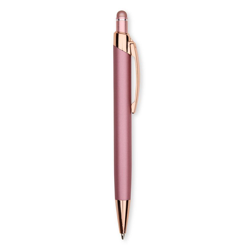 Caneta Metal Touch CA1553 na cor Rosé, brinde personalizado Sky Brindes