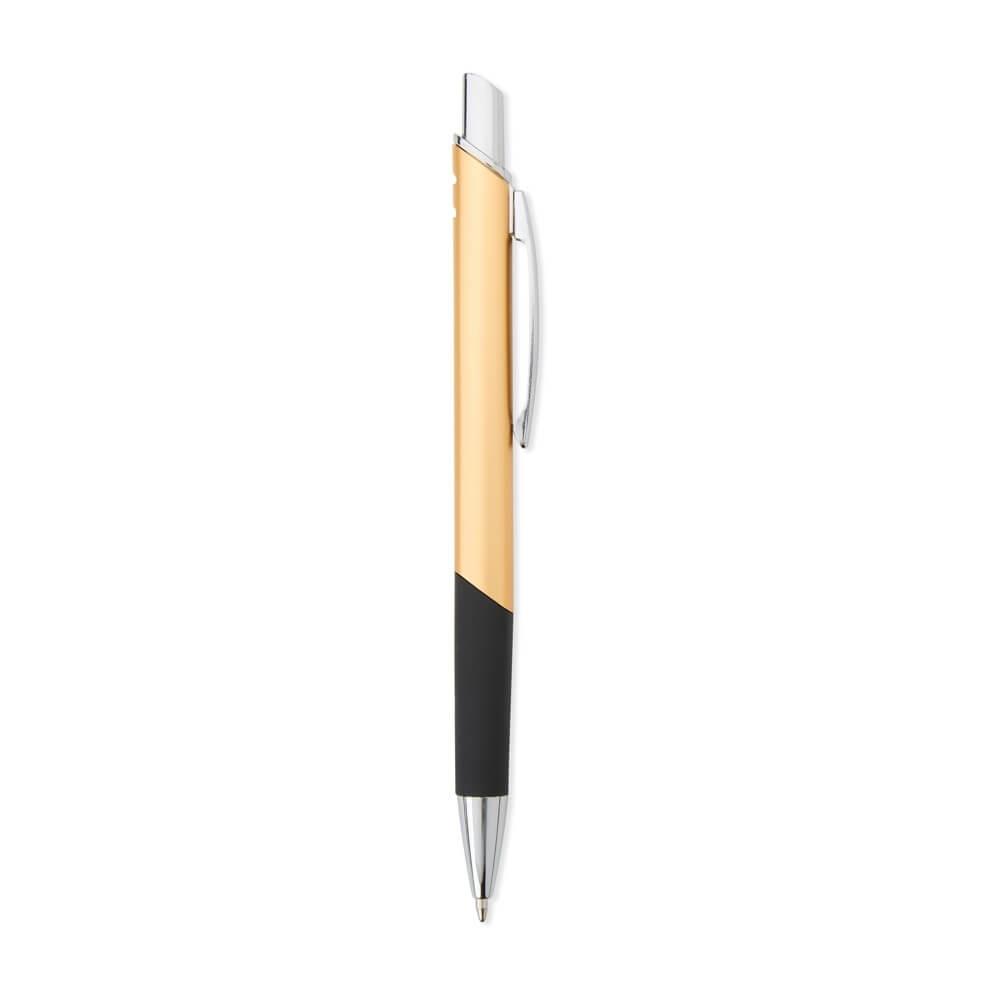 Caneta Metálica CA1554 na cor Dourado, brinde personalizado Sky Brindes