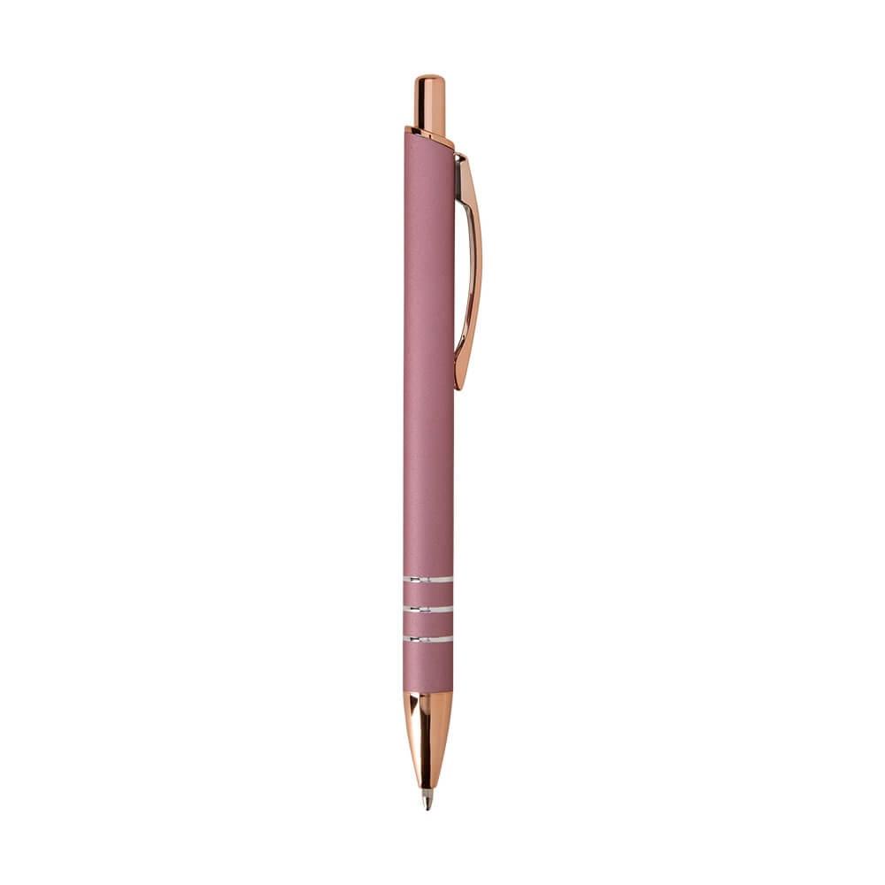 Caneta Metálica CA1559 na cor Rosa, brinde personalizado Sky Brindes