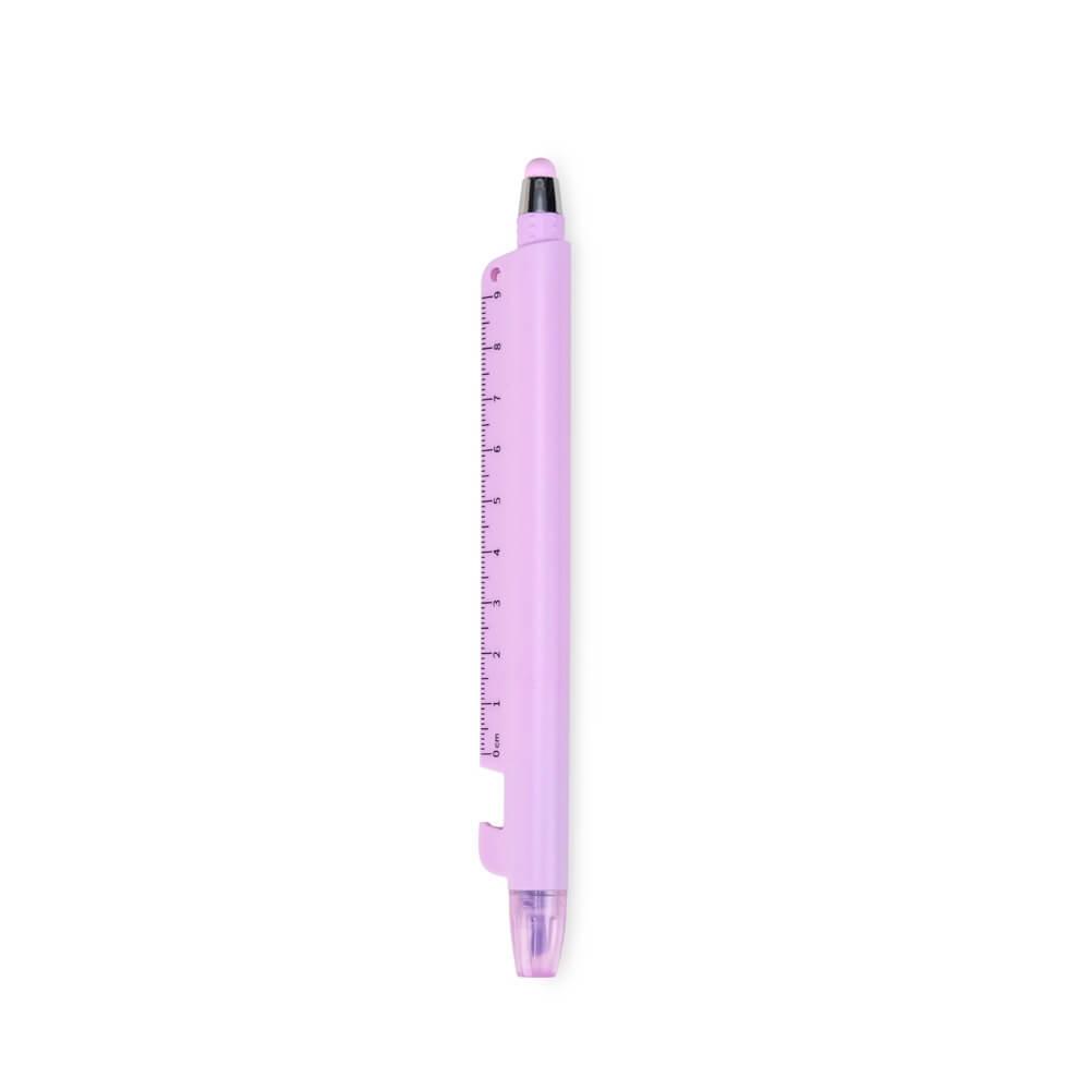 Caneta Marca-Texto CA1562 na cor Roxo, brinde personalizado Sky Brindes