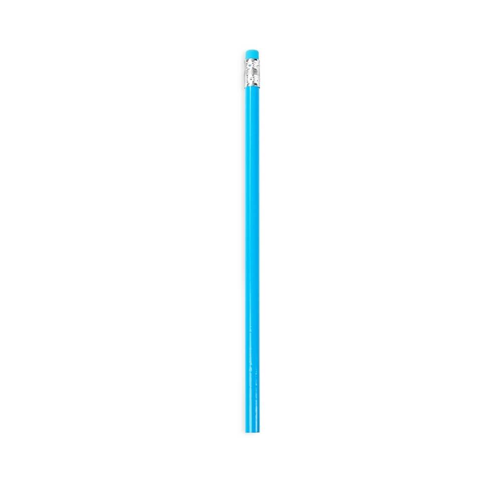 Lápis sem Ponta com Borracha CA1563 na cor Azul claro, brinde personalizado Sky Brindes