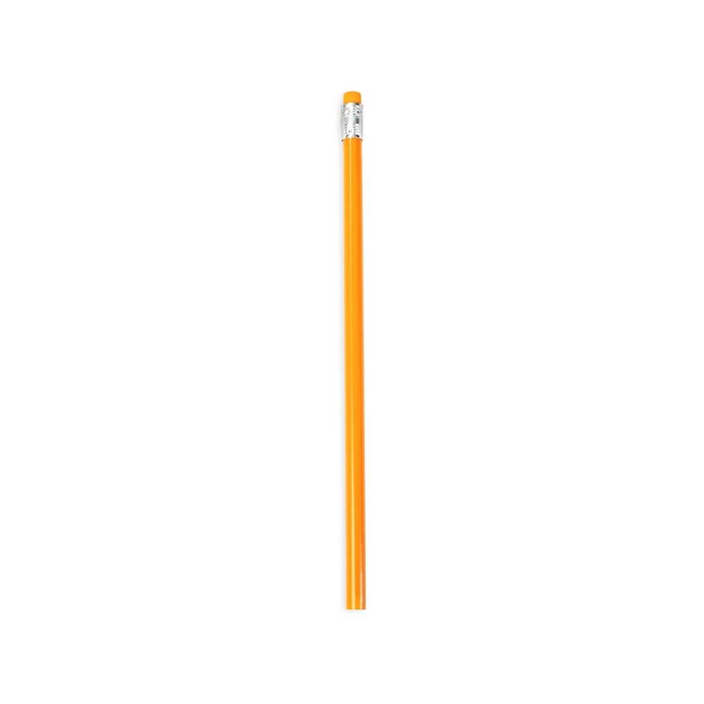 Lápis sem Ponta com Borracha CA1563 na cor Laranja, brinde personalizado Sky Brindes