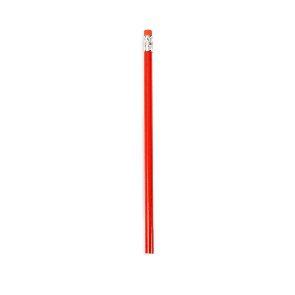 Lápis sem Ponta com Borracha CA1563 na cor Vermelho, brinde personalizado Sky Brindes