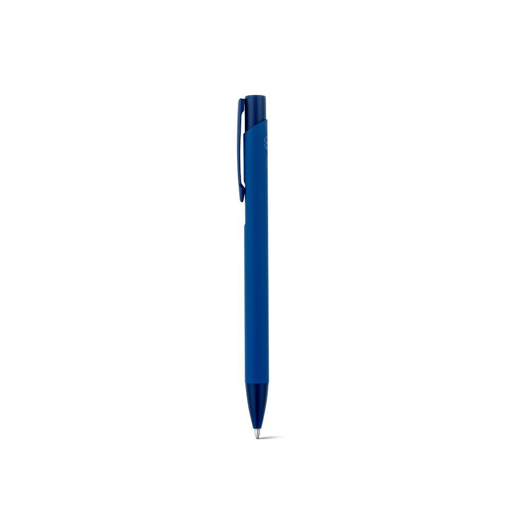 Caneta em Alumínio CA1568 na cor Azul, brinde personalizado Sky Brindes