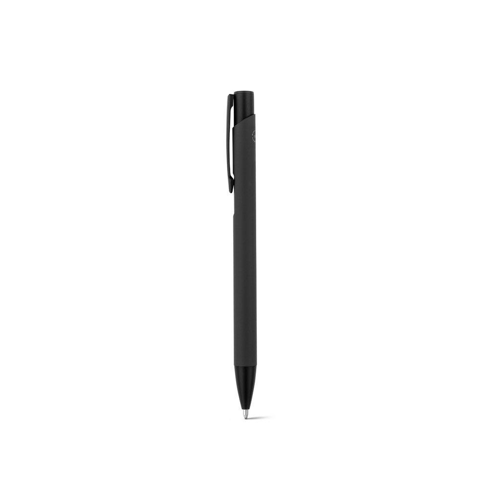 Caneta em Alumínio CA1568 na cor Preto, brinde personalizado Sky Brindes