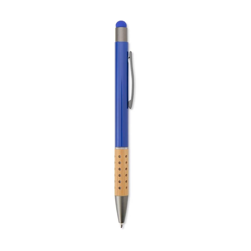 Caneta Metal Touch CA1574 na cor Azul, brinde personalizado Sky Brindes