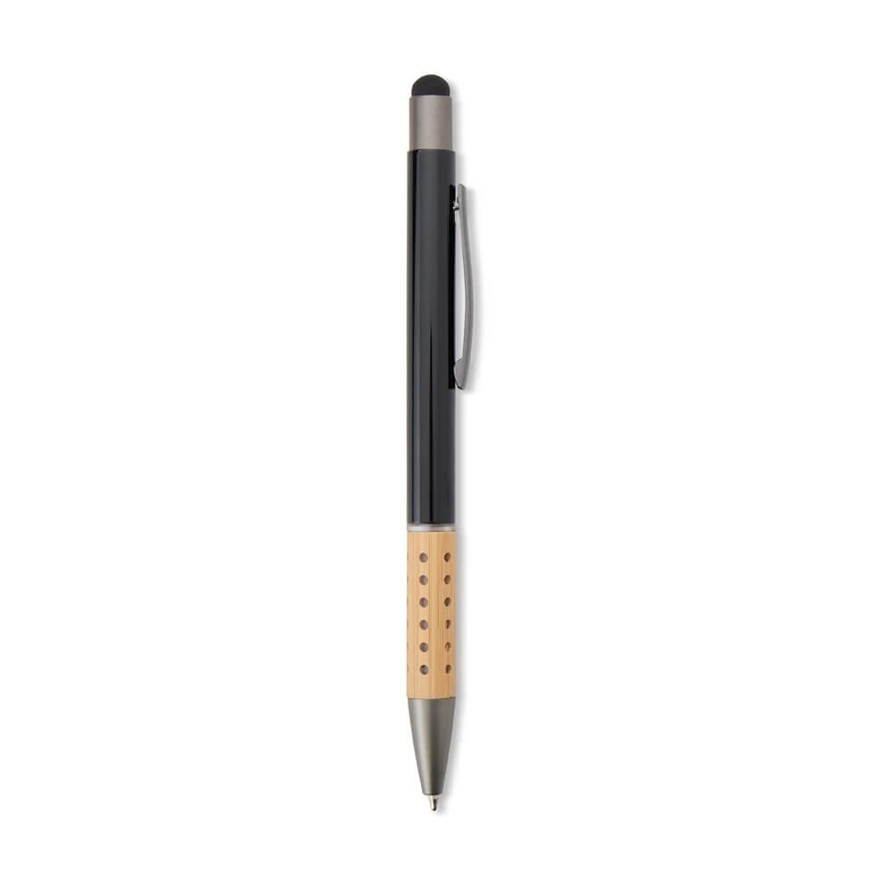 Caneta Metal Touch CA1574 na cor Preto, brinde personalizado Sky Brindes