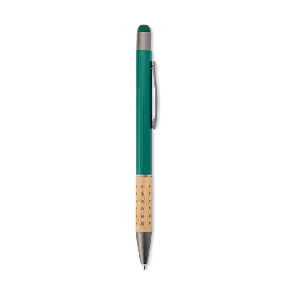 Caneta Metal Touch CA1574 na cor Verde, brinde personalizado Sky Brindes