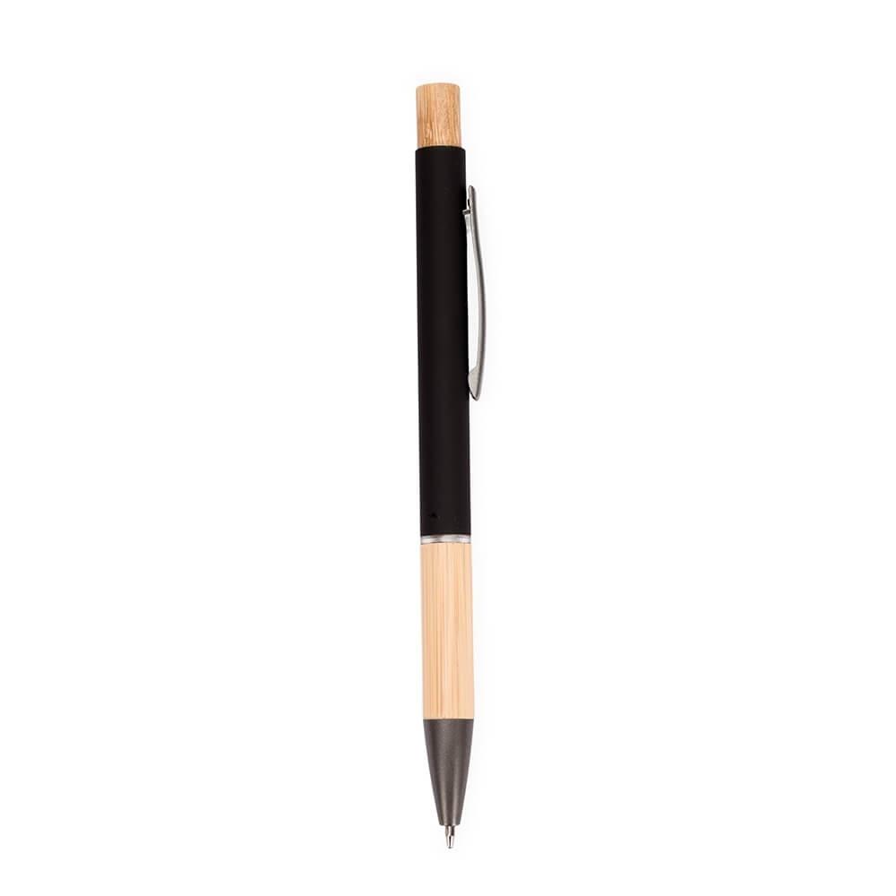 Caneta Metal CA1578 na cor Preto, brinde personalizado Sky Brindes