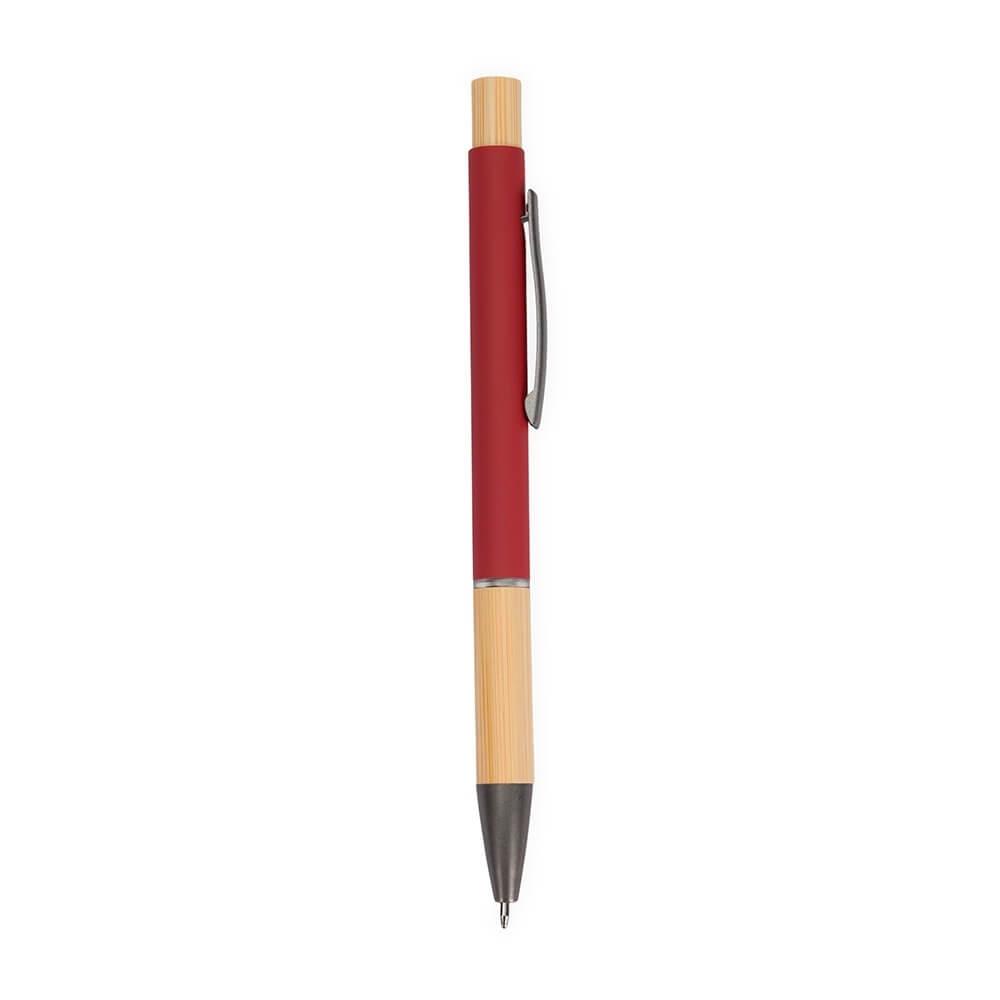 Caneta Metal CA1578 na cor Vermelho, brinde personalizado Sky Brindes