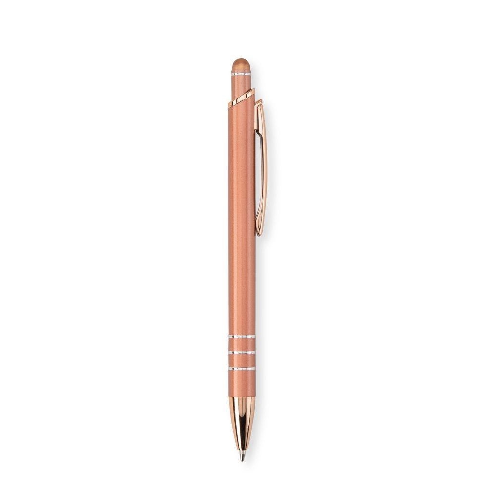 Caneta Metal Touch CA1579 na cor Cobre, brinde personalizado Sky Brindes