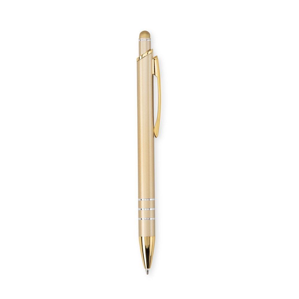 Caneta Metal Touch CA1579 na cor Dourado, brinde personalizado Sky Brindes