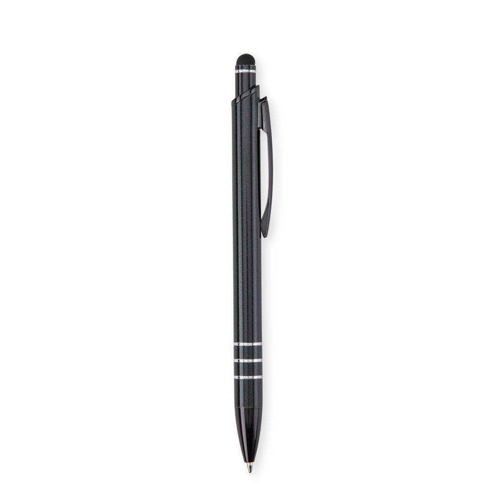 Caneta Metal Touch CA1579 na cor Preto, brinde personalizado Sky Brindes