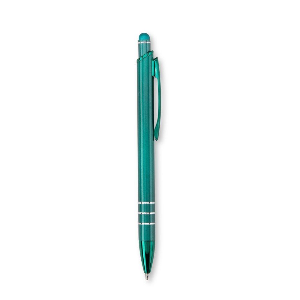Caneta Metal Touch CA1579 na cor Verde, brinde personalizado Sky Brindes