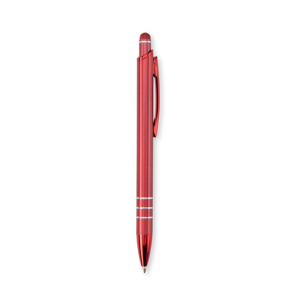 Caneta Metal Touch CA1579 na cor Vermelho, brinde personalizado Sky Brindes