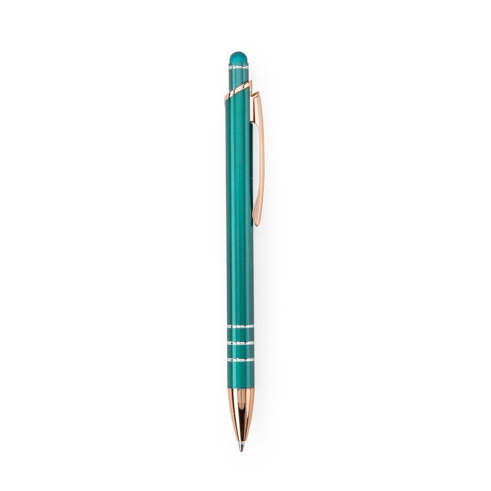 Caneta Metal Touch CA1580 na cor Verde, brinde personalizado Sky Brindes