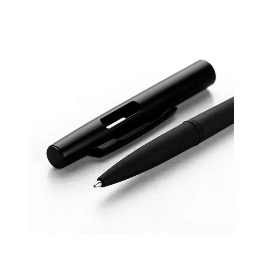 Caneta Esferográfica CA1581 na cor Preto, brinde personalizado Sky Brindes