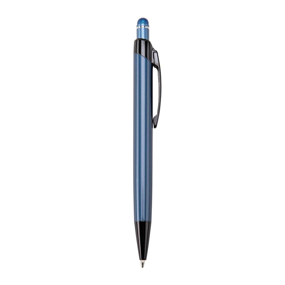Caneta Metal Touch CA1583 na cor Azul, brinde personalizado Sky Brindes