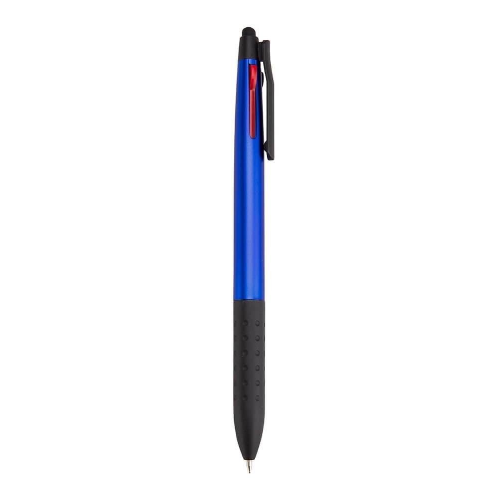 Caneta 3 em 1 Touch CA1585 na cor Azul, brinde personalizado Sky Brindes