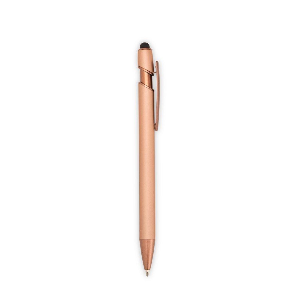 Caneta Metal Touch CA1586 na cor Bronze, brinde personalizado Sky Brindes
