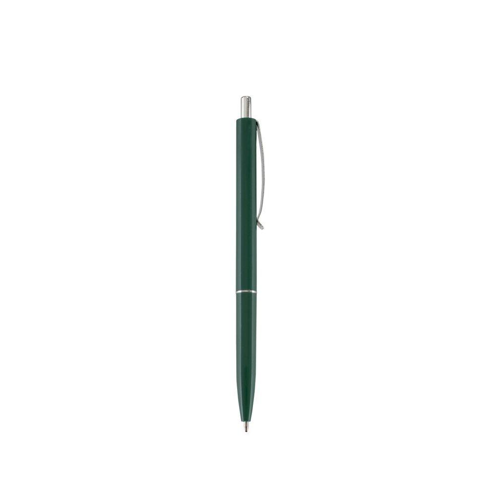 Caneta Plástica CA1587 na cor Verde, brinde personalizado Sky Brindes
