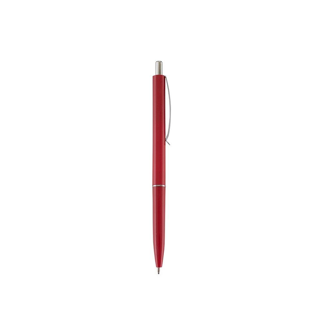 Caneta Plástica CA1587 na cor Vermelho, brinde personalizado Sky Brindes