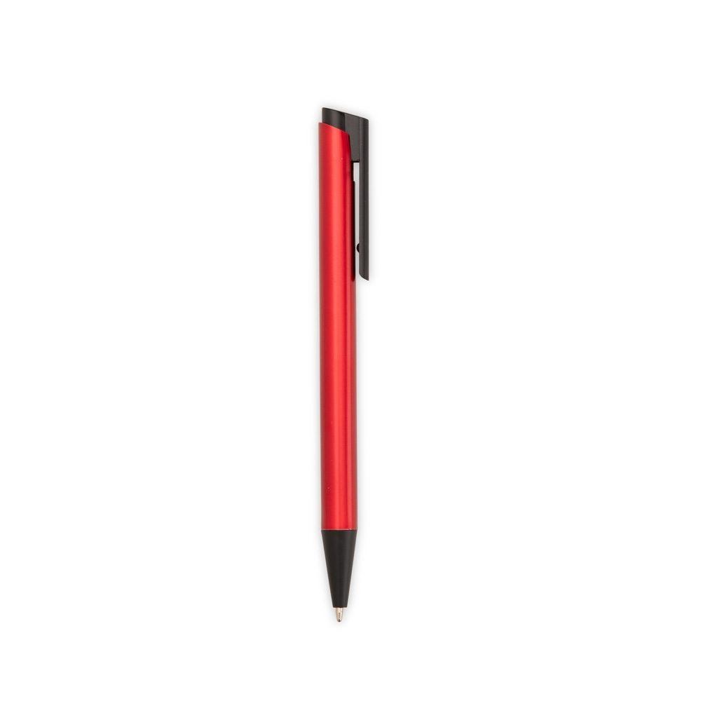 Caneta Metal CA1588 na cor Vermelho, brinde personalizado Sky Brindes