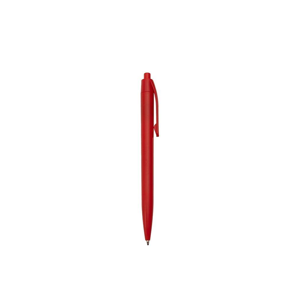 Caneta Plástica CA1590 na cor Vermelho, brinde personalizado Sky Brindes