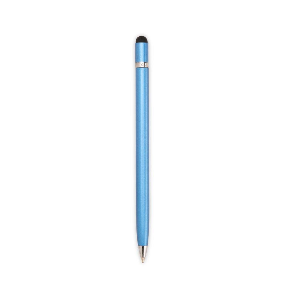 Caneta Metal Touch CA1591 na cor Azul, brinde personalizado Sky Brindes