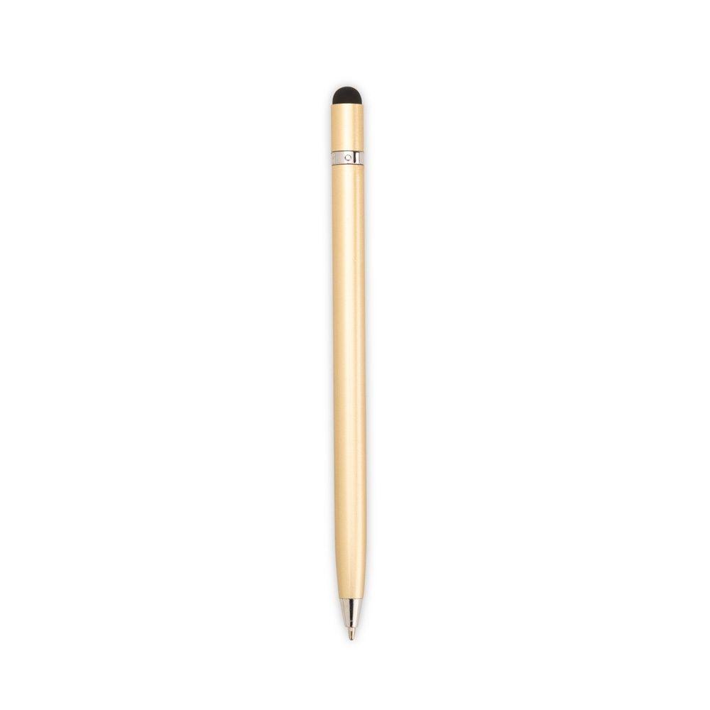 Caneta Metal Touch CA1591 na cor Dourado, brinde personalizado Sky Brindes