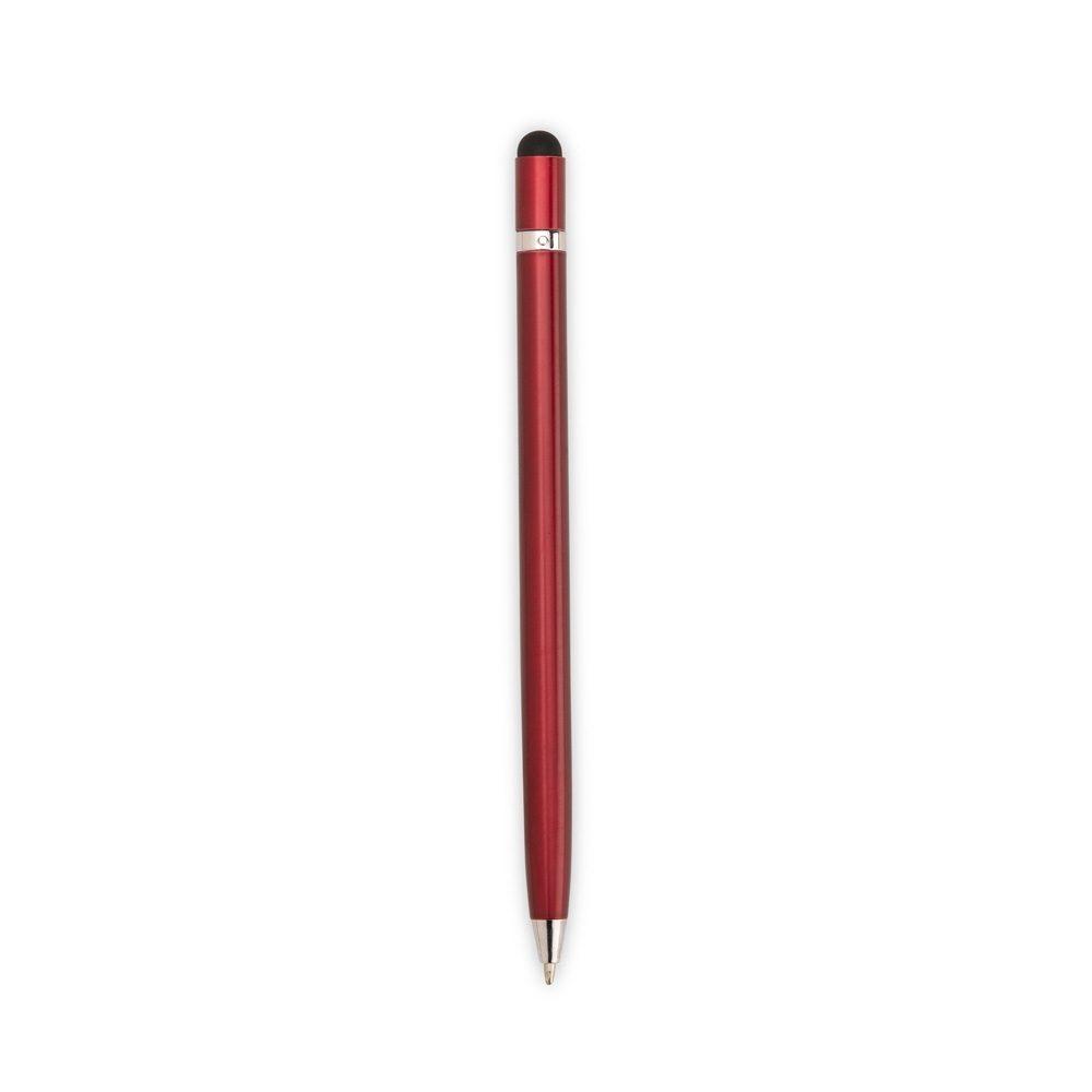 Caneta Metal Touch CA1591 na cor Vermelho, brinde personalizado Sky Brindes