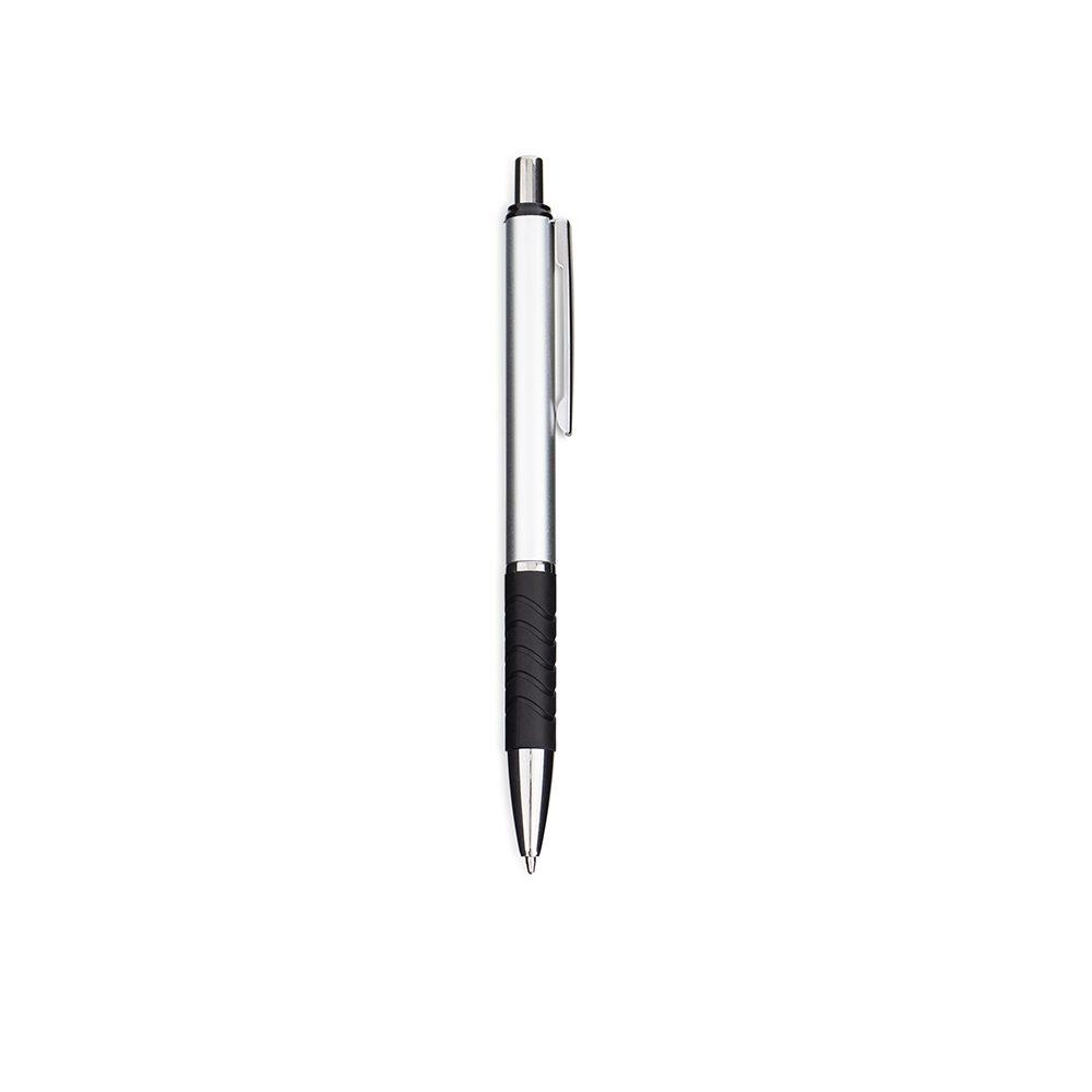 Caneta Metal CA1593 na cor Prata, brinde personalizado Sky Brindes