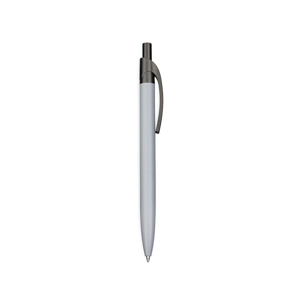Caneta Metal CA1594 na cor Cinza claro, brinde personalizado Sky Brindes