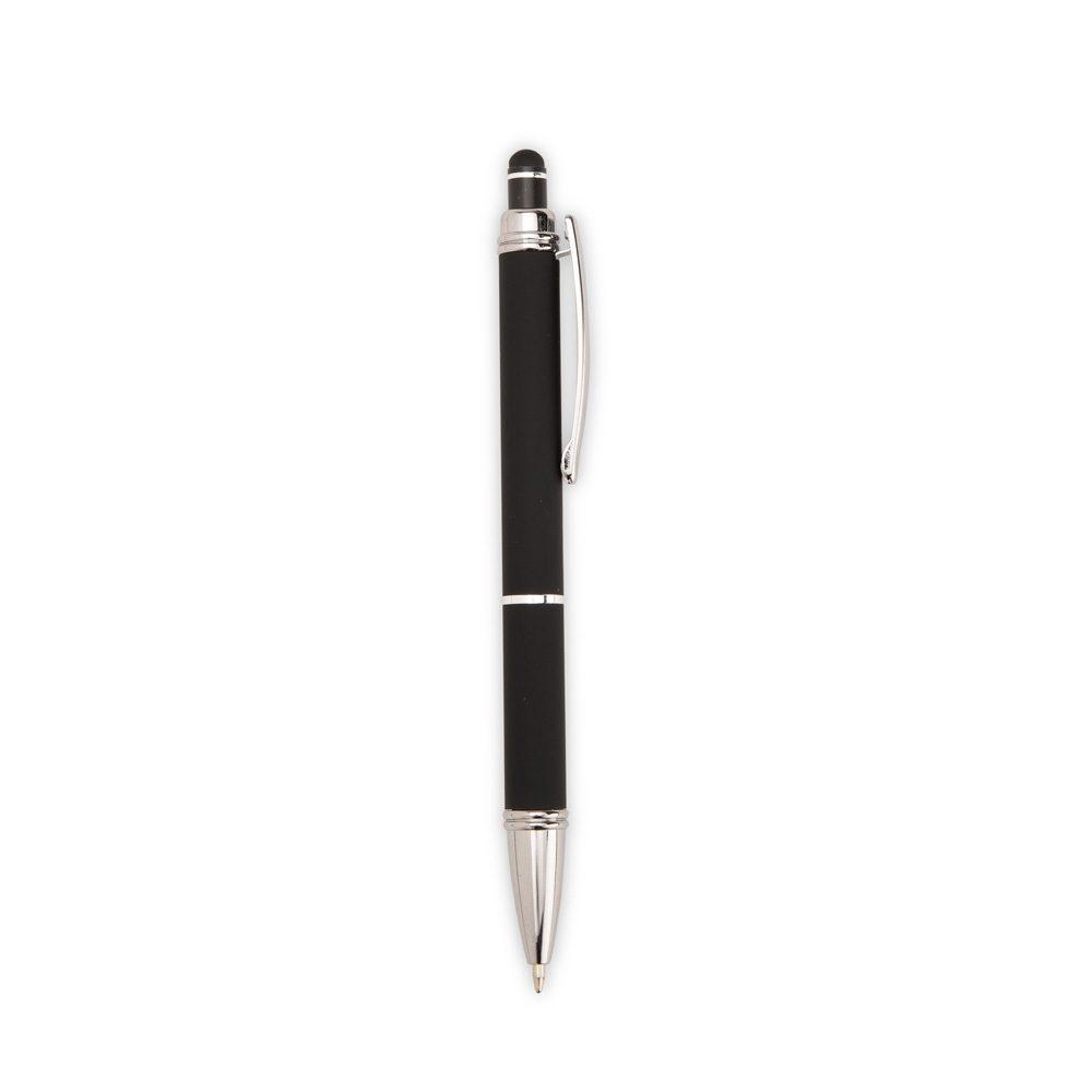 Caneta Metal C Touch CA1596 na cor Preto, brinde personalizado Sky Brindes