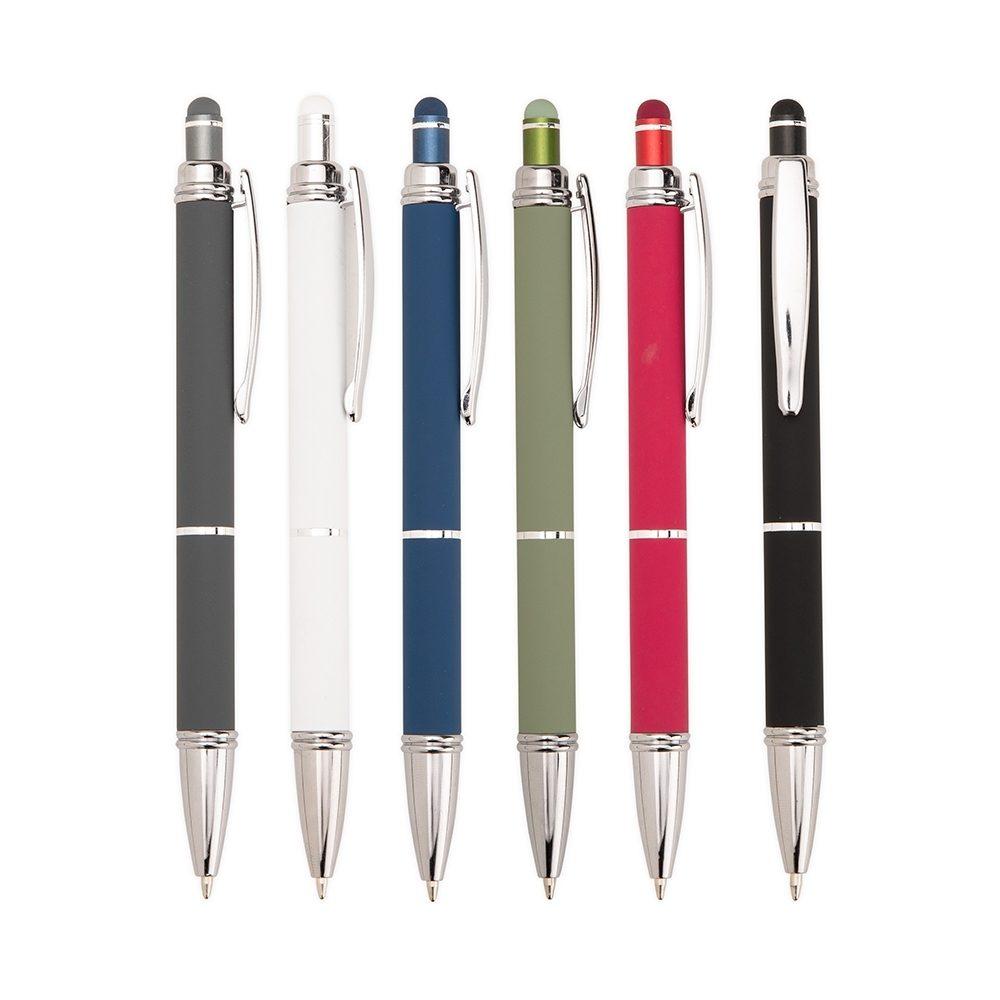 Caneta Metal C Touch CA1596 na cor Cinza, brinde personalizado Sky Brindes