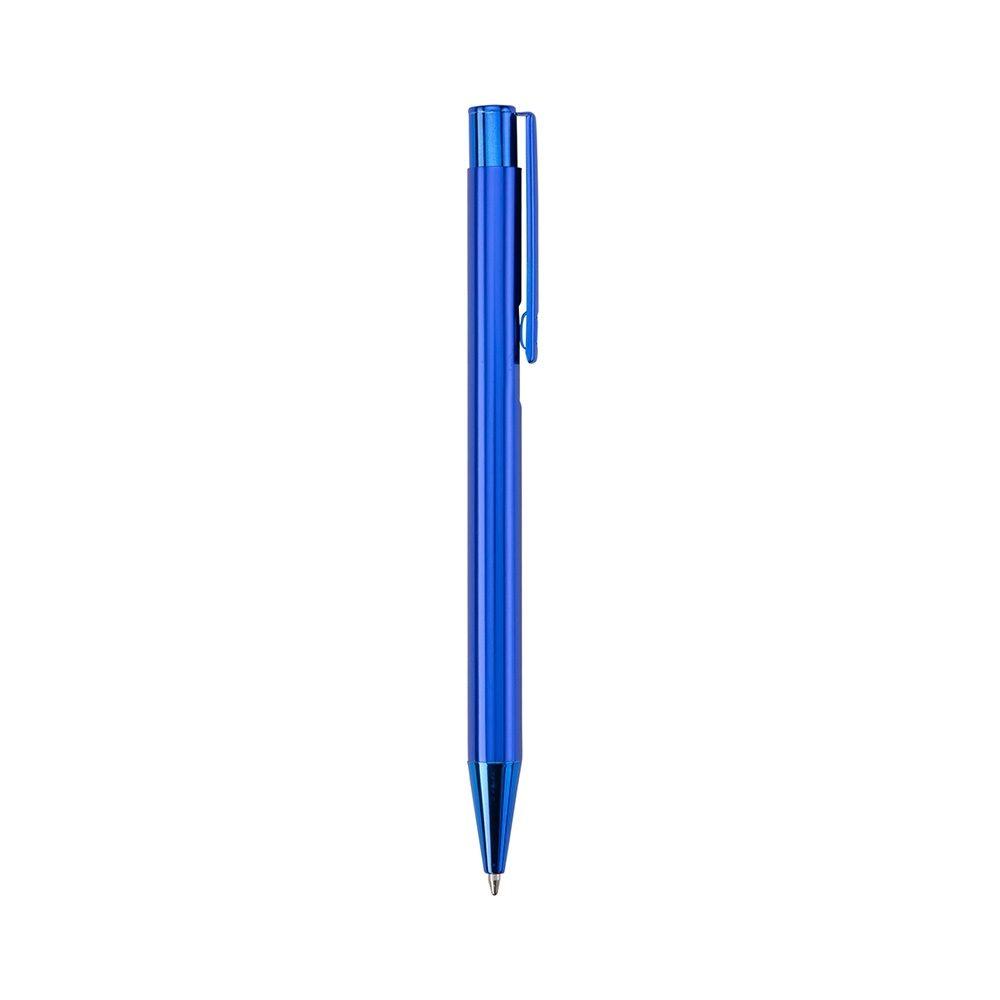 Caneta Metal CA1598 na cor Azul, brinde personalizado Sky Brindes