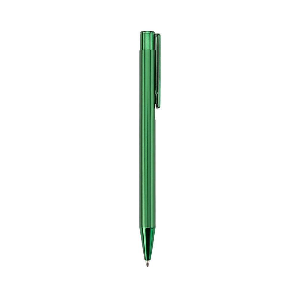 Caneta Metal CA1598 na cor Verde, brinde personalizado Sky Brindes