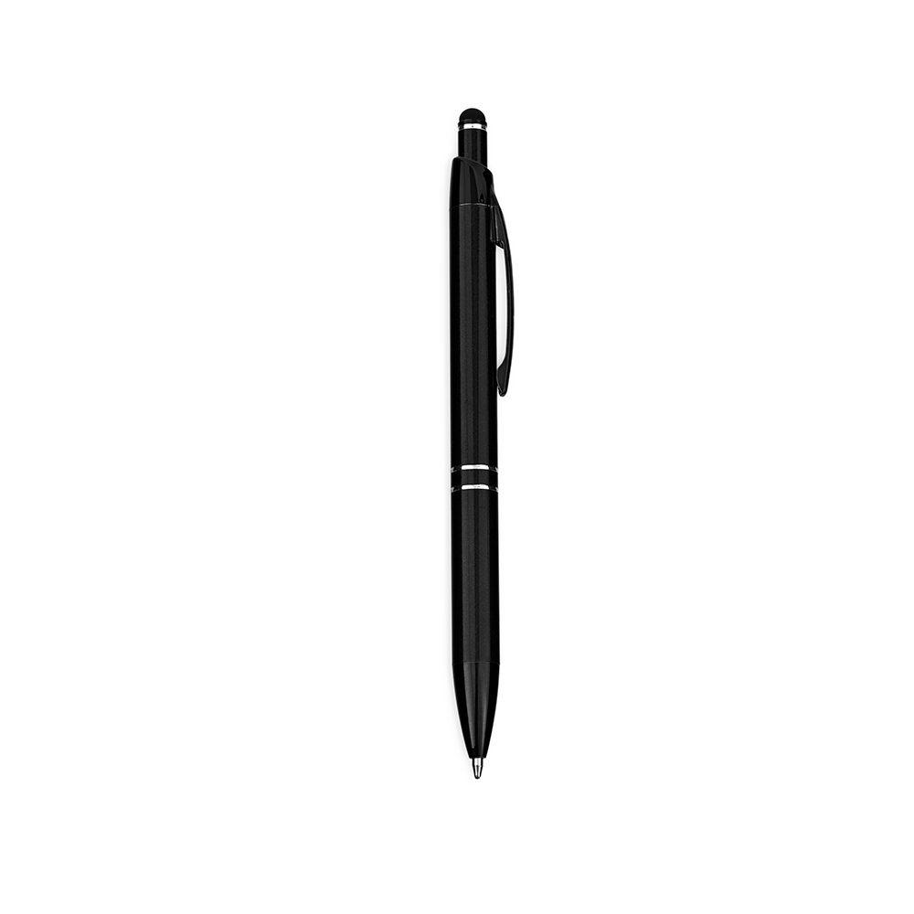 Caneta Metal Touch CA1599 na cor Preto, brinde personalizado Sky Brindes