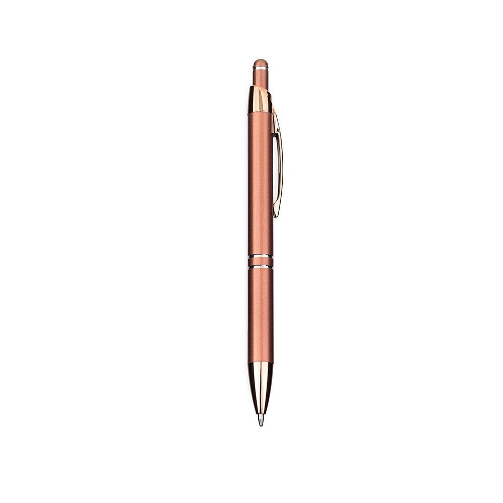 Caneta Metal Touch CA1599 na cor Rosa, brinde personalizado Sky Brindes