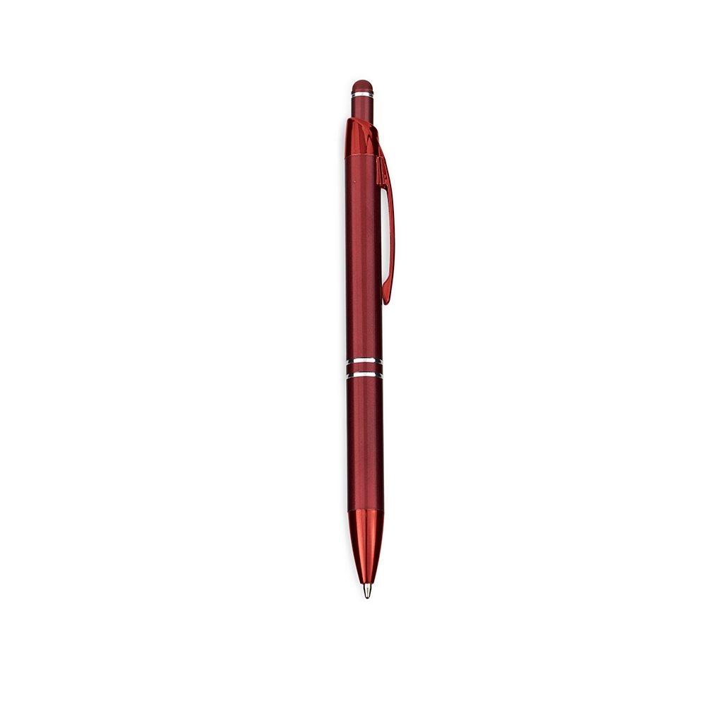 Caneta Metal Touch CA1599 na cor Vermelho, brinde personalizado Sky Brindes