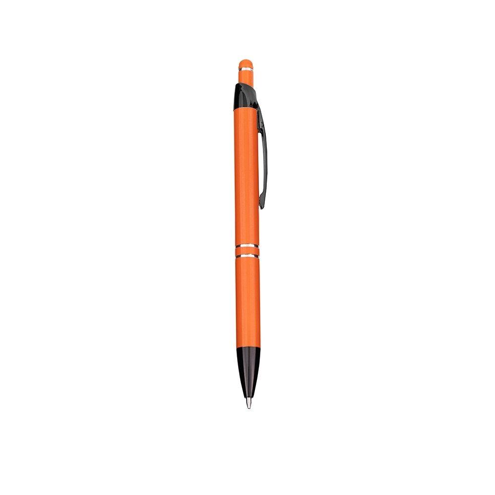 Caneta Metal Touch CA1600 na cor Laranja, brinde personalizado Sky Brindes