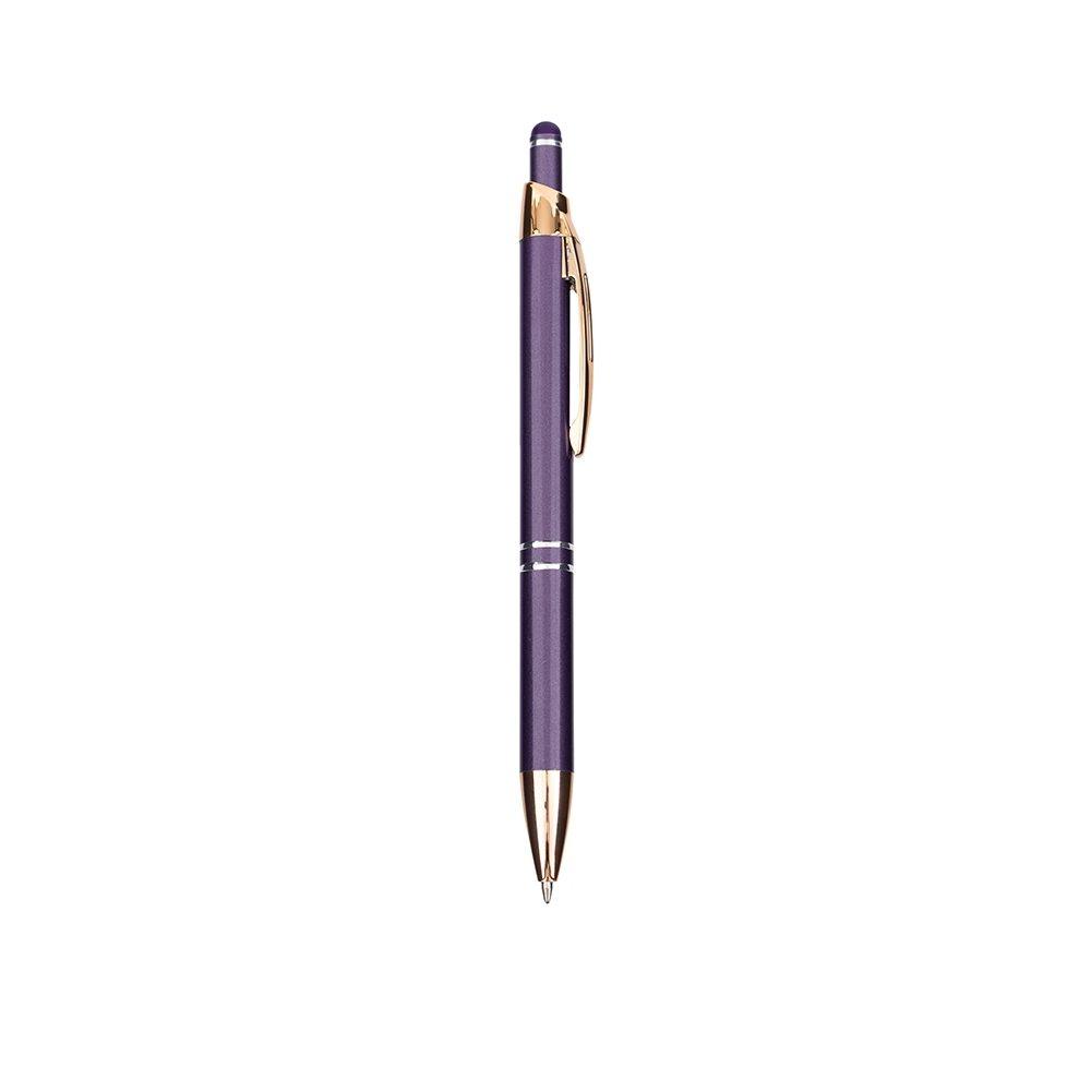 Caneta Metal Touch CA1601 na cor Roxo, brinde personalizado Sky Brindes