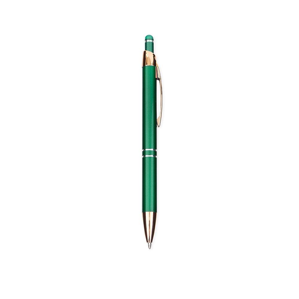 Caneta Metal Touch CA1601 na cor Verde escuro, brinde personalizado Sky Brindes